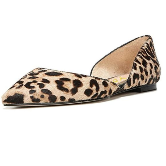 YDN Shoes - YDN Casual Pointed Toe Flats Slip on Block Low